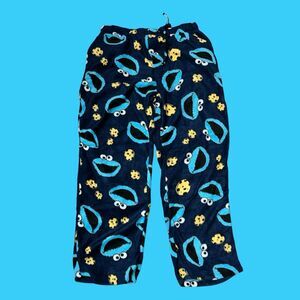 Sesame Street Cookie Monster Fleece Lounge Pants